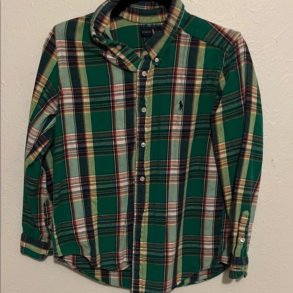Ralph Lauren Kids Multicolor Plaid Button-Down Shirt